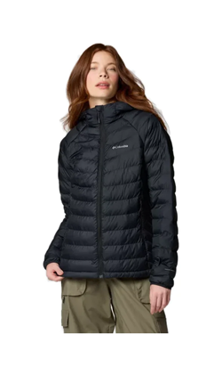 GIACCA IMBOTTITA CON CAPPUCCIO POWDER LITE DA DONNA BLACK